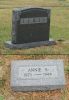 Headstone for Annie Gaut Lewis
