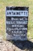 Headstone for Antainette Hobart
