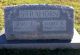 Headstone for Harold and Daisy Moore Strahorn
