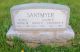 Headstone for Irene Erbel Santmyer and daughters Hilda and Catherine Detry