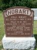 Headstone for Jonas and Polly Farr Hobart