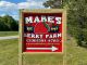 Mabe's Berry Farm sign