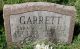 Headstone for Sara Zentmyer Garrett and Thomas Garrett