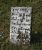 Headstone in Mazeppa (East) Cemetery