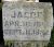Jacob Zentmyer's headstone in Green Hill Cemetery, Waynesboro