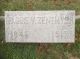 Headstone for Margaret Whittaker Zentmyer