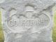 Headstone for Mariah Hobart Courtright b.1856