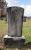 Headstone for Sarah Burger Zentmyer
